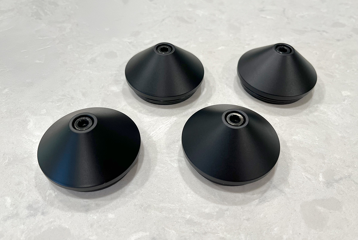 Mugen MF10 Black Center Cap Set