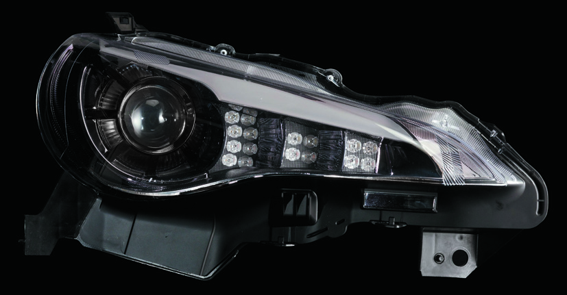 Valenti Jewel Head Lamp Set Clear Black Chrome Inner (86 ZN6/BRZ ZC6)
