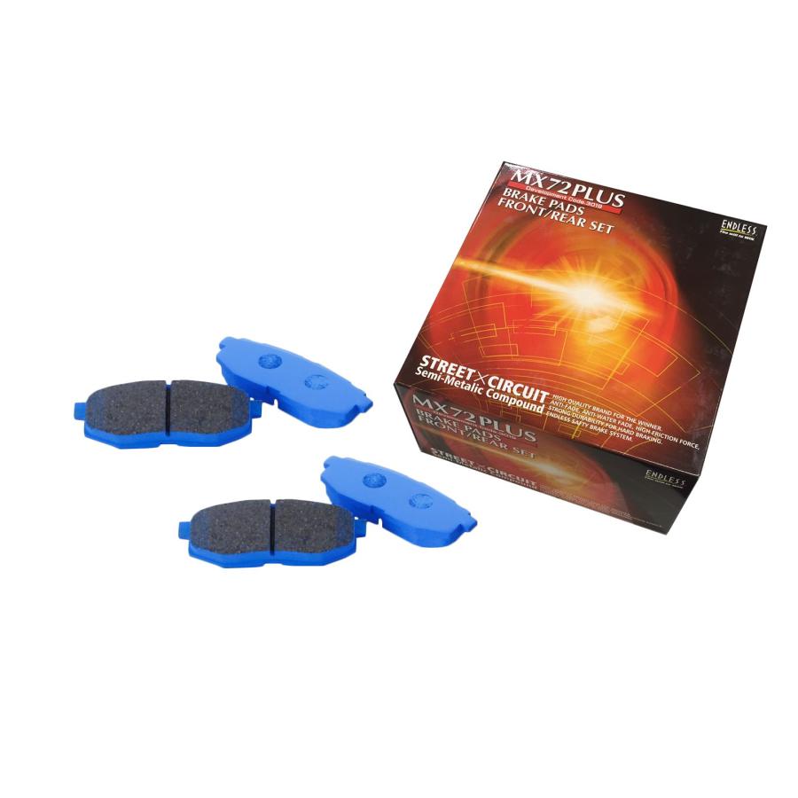 Endless MX-72 PLUS Brake Pads Front & Rear set (GR Corolla)