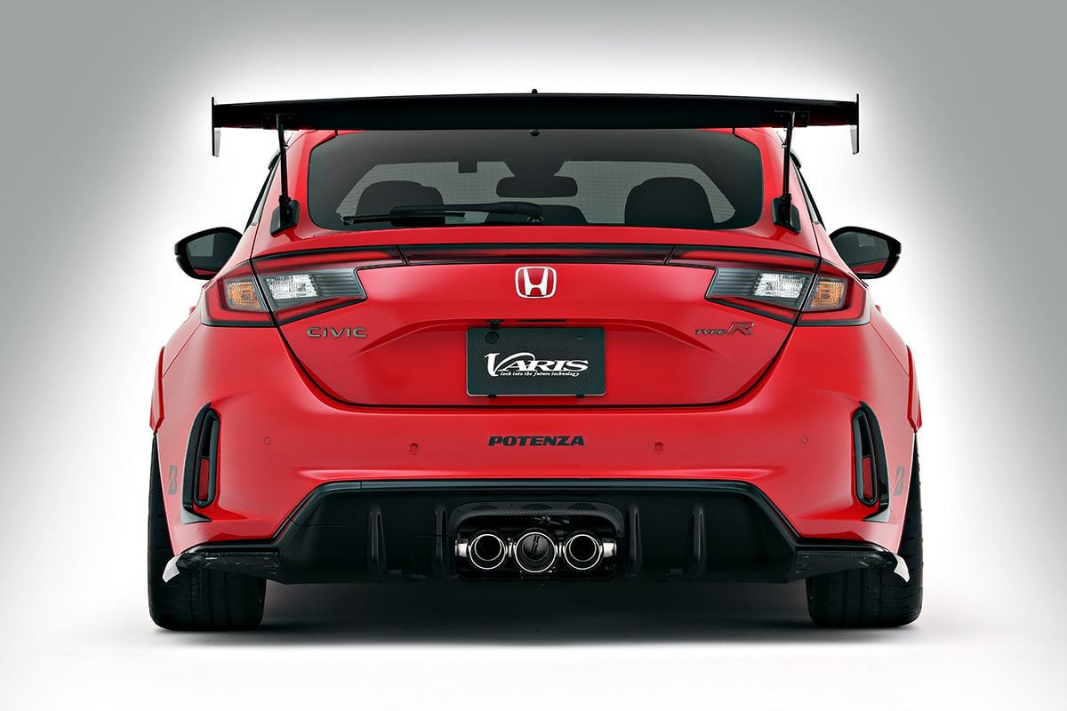 Varis Arising-I Carbon Rear Under Splitters for the FL5 Honda Civic Type R