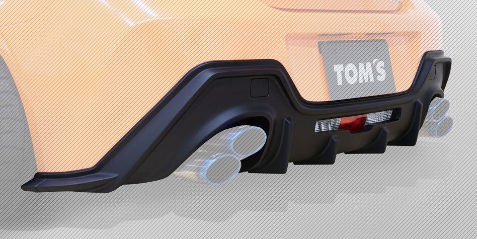 TOM'S Rear Under Diffuser Matte Black (BRZ/GR86) - Image 2