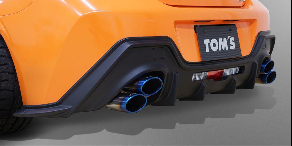 TOM'S Rear Under Diffuser Matte Black (BRZ/GR86)